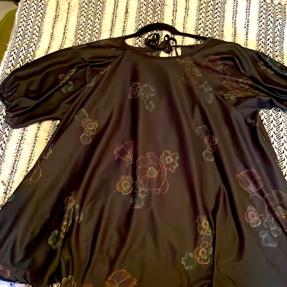 Vintage handmade short muumuu